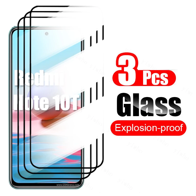 6 in 1 grūdintas stiklas skirtas Xiaomi Redmi Note 10T Pro Note 10S 10 5G ekrano apsaugos fotoaparato objektyvo plėvelė, skirta Redmi Note 10 Pro stiklui Nuotrauka 2