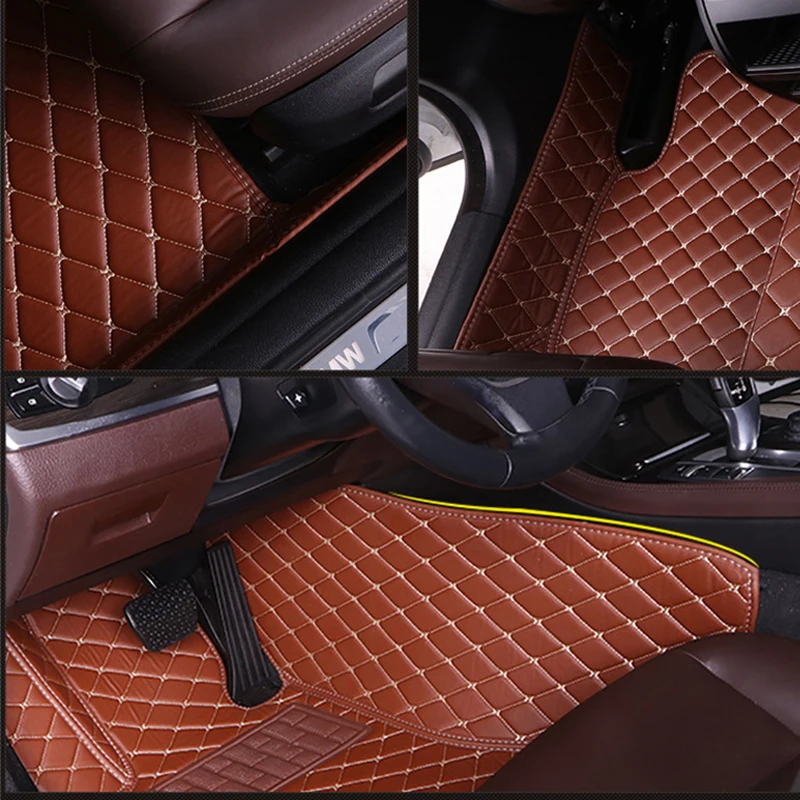 Automobilių grindų kilimėliai Vanquish 2014-2017 komplektacijos komplektas Odinis kilimėlis Auto salono dalys Grindų pagalvėlė Kilimėlis Kilimas Automobilių aksesuarai Nuotrauka 5