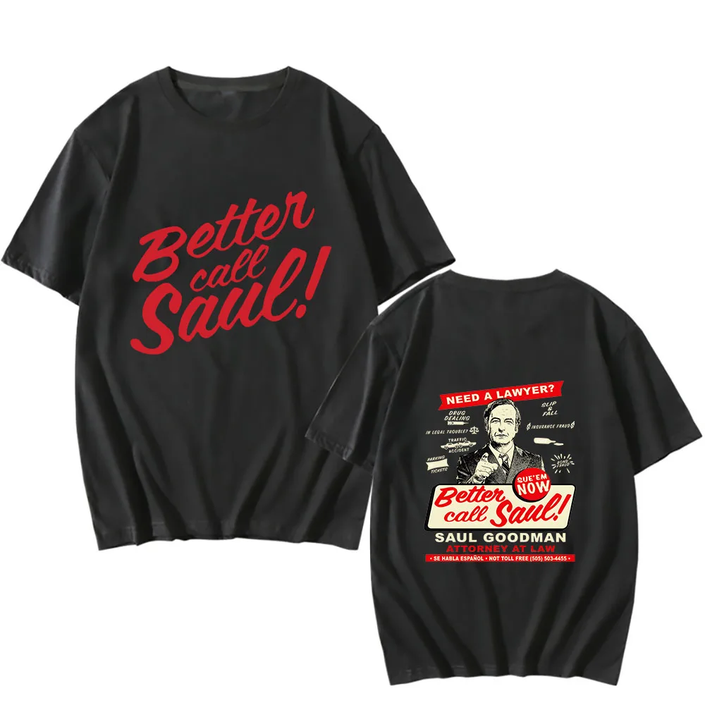 Better Call Saul marškinėliai Vyrai/moterys Animacinis filmas Manga/Comic Unisex marškinėliai 100% medvilniniai anime grafiniai marškinėliai Dvipusis spausdinimas Nuotrauka 0