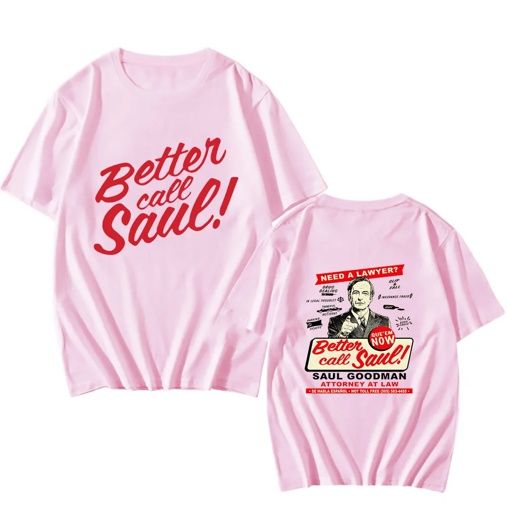 Better Call Saul marškinėliai Vyrai/moterys Animacinis filmas Manga/Comic Unisex marškinėliai 100% medvilniniai anime grafiniai marškinėliai Dvipusis spausdinimas Nuotrauka 3