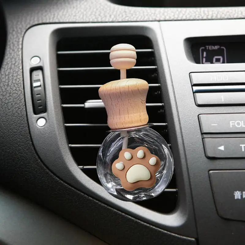 Car Perfume Car Hanging Glass Pakabukas Pakartotinai užpildomas kvepalų buteliukas Lengvai montuojamas universalus automobilio ir namų kvapas Nuotrauka 1