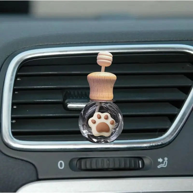 Car Perfume Car Hanging Glass Pakabukas Pakartotinai užpildomas kvepalų buteliukas Lengvai montuojamas universalus automobilio ir namų kvapas Nuotrauka 2