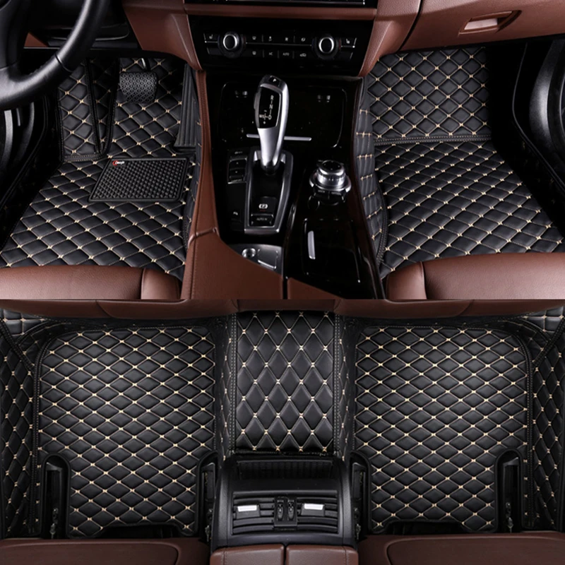 Dirbtinės odos individualūs automobilių grindų kilimėliai, skirti Lifan 530 2013-2019 metai Interjero detalės Automobilių aksesuarai Kilimas Nuotrauka 4