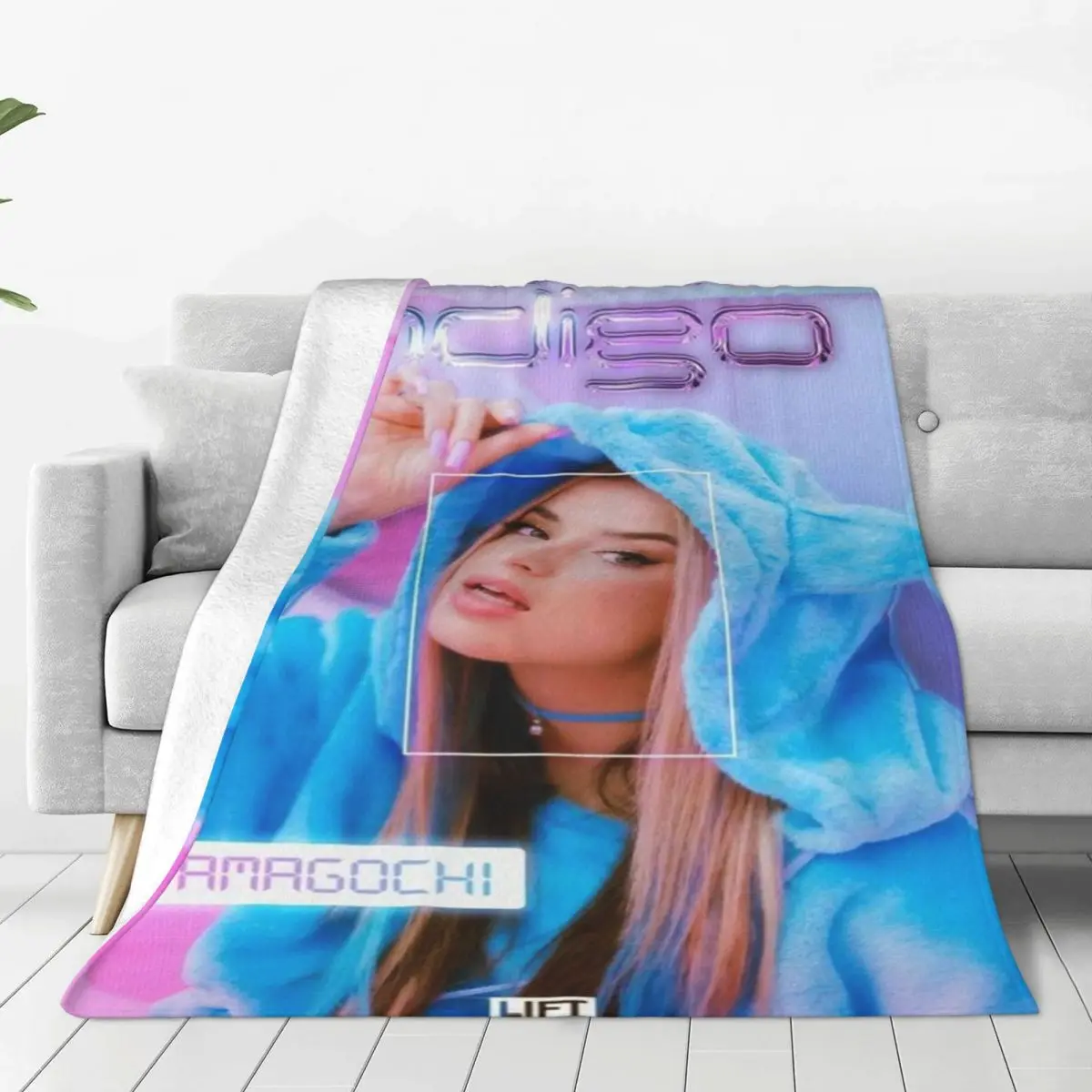ispanų dainininkė Lola Indigo antklodės vilnos pavasario rudens daugiafunkcis super minkštas mesti antklodes patalynei sofos lovatiesė Nuotrauka 0