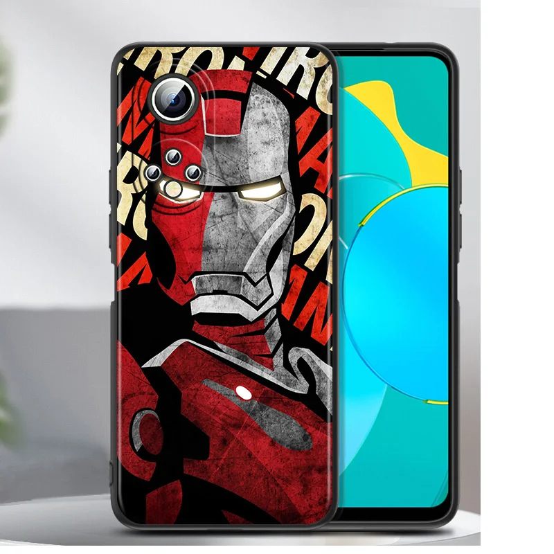 Marvel Superherojus Lron Man For Huawei Honor V30 V20 30i 30S 20S 20E 10X 10i 9N 9S 9X 9C 9A Pro Plus Lite Juoda Telefono dėklas Nuotrauka 5
