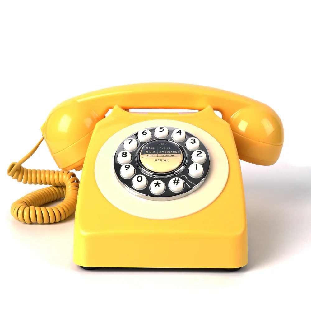 Geriausio dizaino Europos senoviniai senoviniai telefonai Laidiniai telefonai Senasis Amerikos namų fiksuotojo ryšio retro telefonas mini telefonas Nuotrauka 0