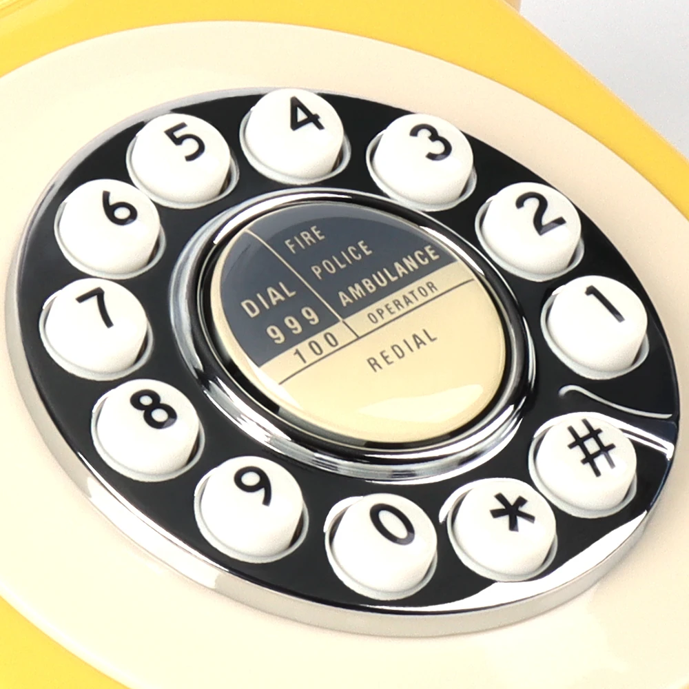 Geriausio dizaino Europos senoviniai senoviniai telefonai Laidiniai telefonai Senasis Amerikos namų fiksuotojo ryšio retro telefonas mini telefonas Nuotrauka 5