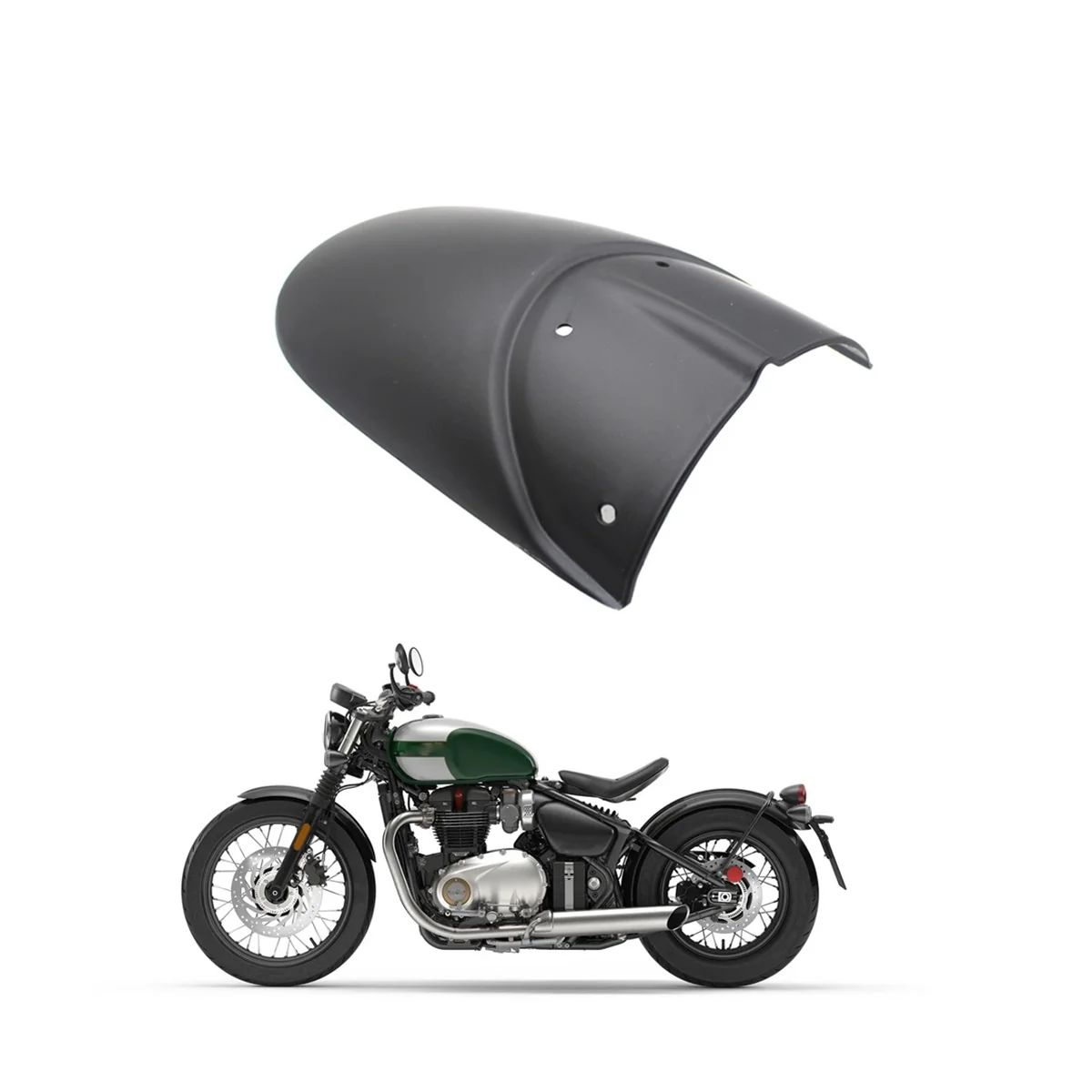 Motociklo priekinio sparno prailginimo purslų apsauga, skirta BONNEVILLE SPEEDMASTER BOBBER 2018-2022 Nuotrauka 3