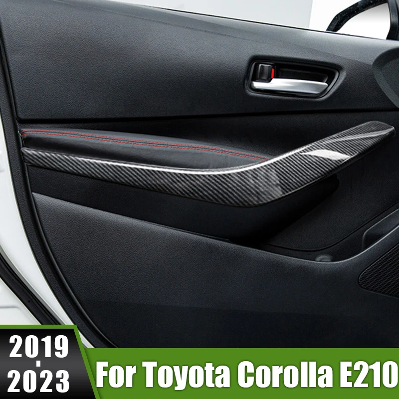skirta Toyota Corolla E210 Hybrid 2019 2020 2021 2022 2023 ABS automobilio stilius Vidaus durų porankių rankenos traukimo dangtelio apdailos priedai Nuotrauka 0